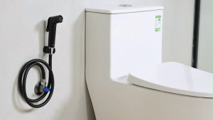 JOMOO Bidet Spray Set High Pressure Hygiene Spray 3 in 1 ABS Handheld Bidet Spray Gun with Holder and 1.2m hose Polished Chrome(2-3 Days Delivery)