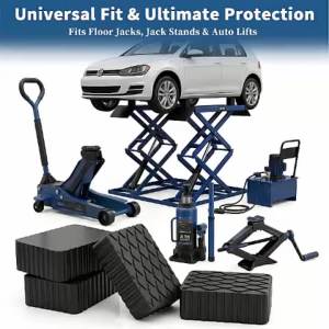 Car Lift Rubber Jack Pad Blocker Shock-Absorbing Support Lifting Hydraulic Press Automotive Mechanical Tools and Equipment Parts