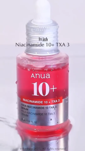Anua Niacinamide 10% + TXA 4% Dark Spot Correcting Serum 30ML