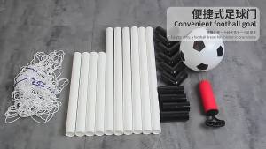 Trò Chơi Bóng Đá Có Thể Gập Lại Dành Cho Trẻ Em Với Máy Bơm Và Bóng Ngoài Trời Đồ Chơi Thể Thao Tập Luyện Bóng Đá Trên Bãi Cỏ Quà Tặng Cho Trẻ Em Từ 3-12 Tuổi