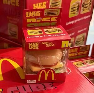 NeeDoh | Nee Doh Food Series Squishy Fidget Toy Cloud Pleaser Squeeza Pizza Nice Cube Burger Soft Solid Squish Stress Relief Hand Squeeze