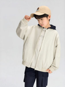 zosee | Hooded Jacket Faux Two-Piece Boys Outerwear