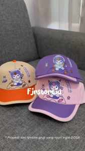 Topi Anak Perempuan / Anak Cewek Motif Kuromi Usia 2 - 10 Tahun