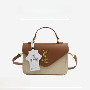 Louis Queen 2024 New Fashion High Quality Womens Handbag Messenger Bag Shoulder Crossbody Small Square Bag PU Soft Surface