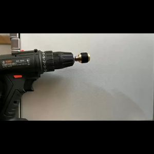 Adaptor mata Bor Quick Change Chuck Heksagonal 60mm Pos yang diperluas 1/4" Bits Nut Driver konverter - 10008396