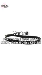 Vanbelt K36 Vario 150 eSP LED New 2015-2022 PCX 150 Lama CBU Vanbel Van V Bel Belt Drive Vbel Vbet Fanbel Fanbelt Pan Panbel Panbelt Fan