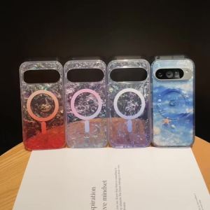 Ocean Shell Pattern For Magsafe Magnetic Case For Google Pixel 11 10 9 Pro XL 10A Pixel 11Pro Shockproof Bling Clear Hard Cover