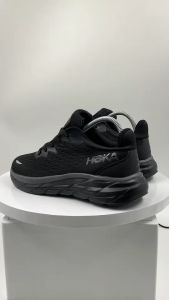 รองเท้าวิ่ง Ho--ka สีดำล้วน พื้นนิ่ม ใส่สบาย สำหรับผู้ชายและผู้หญิง พร้อมส่งจากไทย