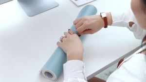 (SG STOCK) Waterproof Leather Desk Mouse Pad - Large Desktop Table Mat Laptop Computer Accessories Keyboard Mousepad