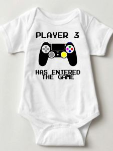 Baby Statement Onesies - Player 3 has entered the game