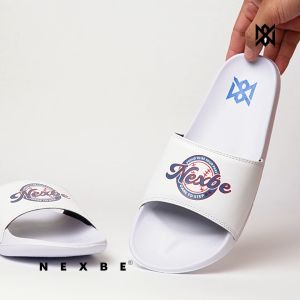 Nexbe Dare to step White - Sandal Selop Slip On Casual Pria Wanita