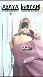 ABAYA AISYAH POLOS ELEGANT DAN SIMPEL BY FADELHIJAB//GAMIS SYARI KRINKLE KEKINIAN