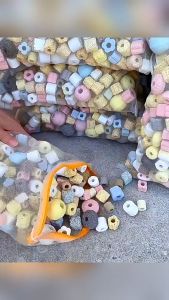 วัสดุกรองชีวภาพ Moving bed รูปเฟือง6เหลี่ยม มูฟวิ่งเบด ( แยกขาย 1 กิโลกรัม ) กรองบ่อปลา ตู้ปลา ระบบกรอง คุณภาพดี มีอายุการใช้งานที่ยาวนาน