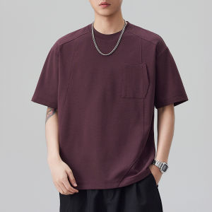 Liquid Ammonia Cotton Men T Shirt Short Sleeve Summer