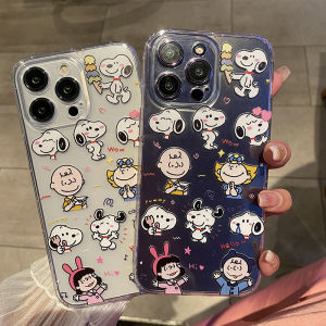 Phone Case for Samsung A17 A07 LTE A56 A36 A26 A16 LTE A06 5g Cute Cartoon Snoopy Charlie Pattern Design Shockproof Clear Soft Silicone Casing for Galaxy A36 A56 5g Phone Cover Case