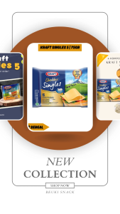 Kraft Cheddar Singles Isi 5 Lembar Keju Lapis Cocok untuk Sandwich