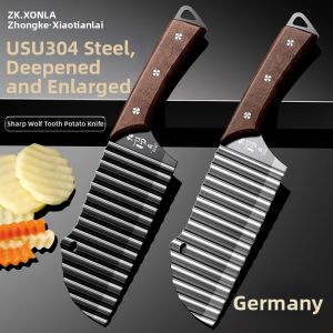 XIAOTIANLAI | Commercial Wavy Blade Wave Knife 304 Stainless Steel