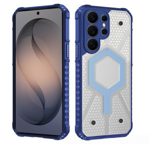 Clear Anti-Slip Armor Magnetic Case for Magsafe Samsung Galaxy S26 S25 Ultra S24 Plus S23 FE A16 A56 A55 5G Mac Safe Phone Cover