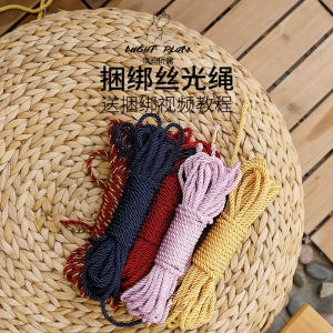 เชือกผูกแบบญี่ปุ่นสำหรับผู้เริ่มต้น วัสดุผ้าฝ้าย กิ๊บติดกระดุม ตกแต่ง เครื่องมือ DIY สำหรับงานปักป้ายและงานฝีมือ