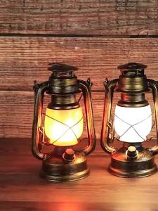 SXH  Rechargeable Bar Table Lamp Decoration Ambience Light R Barn Lantern Outdoor Camping Lantern Desk Lamp Lantern