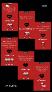 Bộ Bài Tình Yêu KISS OR SIP - 2Gether - Drinking Game Dành Cho Cặp Đôi Hẹn Hò Gắn Kết Cảm Xúc