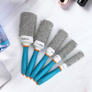 Professional Hair Styling Brush Ceramic Aluminum Tube High Temperature Resistant Curling Brush for Hairstylists Hairdressing Tool