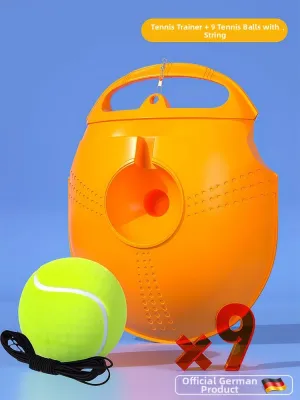 Single Person Tennis Training Rebounder With Elastic Rope Base