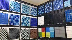 Gạch mosaic trang trí thủy tinh