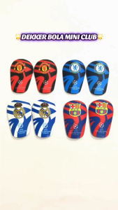 Deker Mini Polos Pelindung Tulang Kering Kecil Olahraga Sepakbola Futsal Size 8X10cm