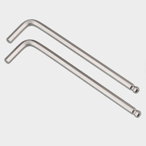 Extended Ball Head L Type Inner Hex Wrench 1.5/2/2.5/4/8/14mm Metric System Nickel Plated CRV Alloy Steel Manual Tool Handy Wrench