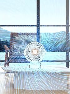 Quạt tích điện kẹp bàn xe đẩy cho bé sử dụng 7-10h có đèn Led My Home DN273