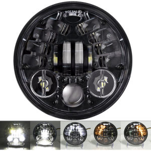 5.75 Inch LED Headlight DRL For Harley Sportster 1200 XL1200L Custom XL1200C 883 XL883 883L XL883R 48 Headlamp 5 3/4"