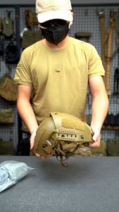 IDOGEAR Tactical Fast Helmet Multicam CP Style AF Helmet Shroud 3803