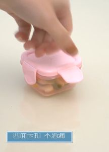 (1 pcs) Multipurpose Anti Leak 60ml Baby Food Storage Box Snack Air Tight Milk Powder Mini Food Container Storage Cups