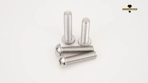 น็อต สกรู หัวจมกลม สแตนเลส 304 เกลียวมิล หยาบ M10 / Button Head Hexagon Socket Machine Screw SUS304 M10