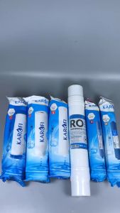 Bộ 6 lõi lọc nước Karofi (123 RO100KR 58) dùng cho máy lọc nước Karofi model HC18RO HCV200RO HCV351-WH HCV362 - Hàng chính hãng
