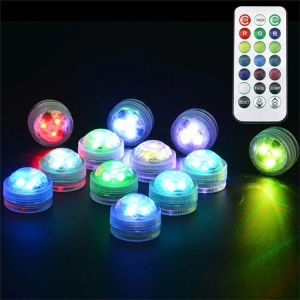 Mini LED Electronic Colorful Waterproof Light DIY Assembly Model Atmosphere Light Remote Control Flickering Light Decorative Lamp