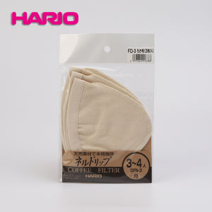 Hario from Japan Drip Type Flannel Hand Made Coffee Maker Filter Cloth Flange Flannel Bag Handle Dfn/DPW Usable