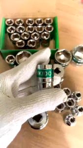Termurah!!! Mata Sock Shock 1/2 Inch YUKIDO Chrome Vanadium Mata sock 8mm 9mm 10mm 12mm 14mm 17mm 18mm 19mm 20mm 22mm 24mm - Kunci Sok Pilih Ukuran
