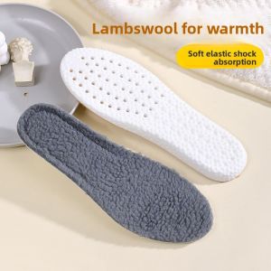 Warm Absorbent Anti-odor Fleece Insoles for Women