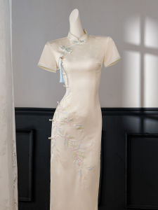 Elegant Modified Short Sleeve Cheongsam 2026 Summer New Design
