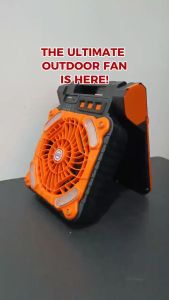 Y·S·S YaSheng Camping Fan Outdoor 3 in 1 Camping Fan with Light Rechargeable Tent Light with Hook Portable Outdoor