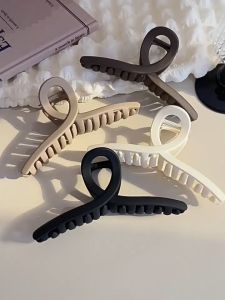 1Pcs Korean Style Elegant Big Claw Hair Clip Cross Design Hair Accessories