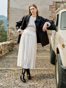 DUSHU | Fashion A-line Pleated Skirt