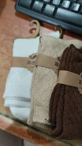 2349 Winter Socks Kaos Kaki Winter Wanita Kaus Kaki Musim Dingin Bahan Wol Hangat Women Socks
