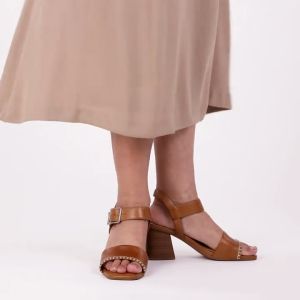 Giày Xăng Đan Cao Gót 6.5cm Da Nữ Clarks - Siara65 Buckle