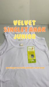 Velvet Junior Terbaru - Kaos Dalam Bayi Baby Singlet Kutung Anak Putih | Pakaian Dalam Bayi Anak | Baju Bayi