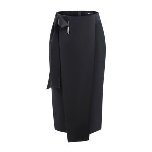 Paneled and Tied Womens Skirt
