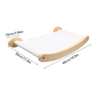 Cat Wall Climbing Shelves Hammock Wall Mounted Shelf Wooden Pet Furniture Scratcher Kitty Beds Perches Sleeping Cats Accessories