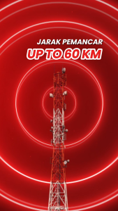 Antena Elston TV Digital UHF EL-77B/D Outdoor 14dB Gain Frekuensi 470-860MHz Kabel 10 Meter